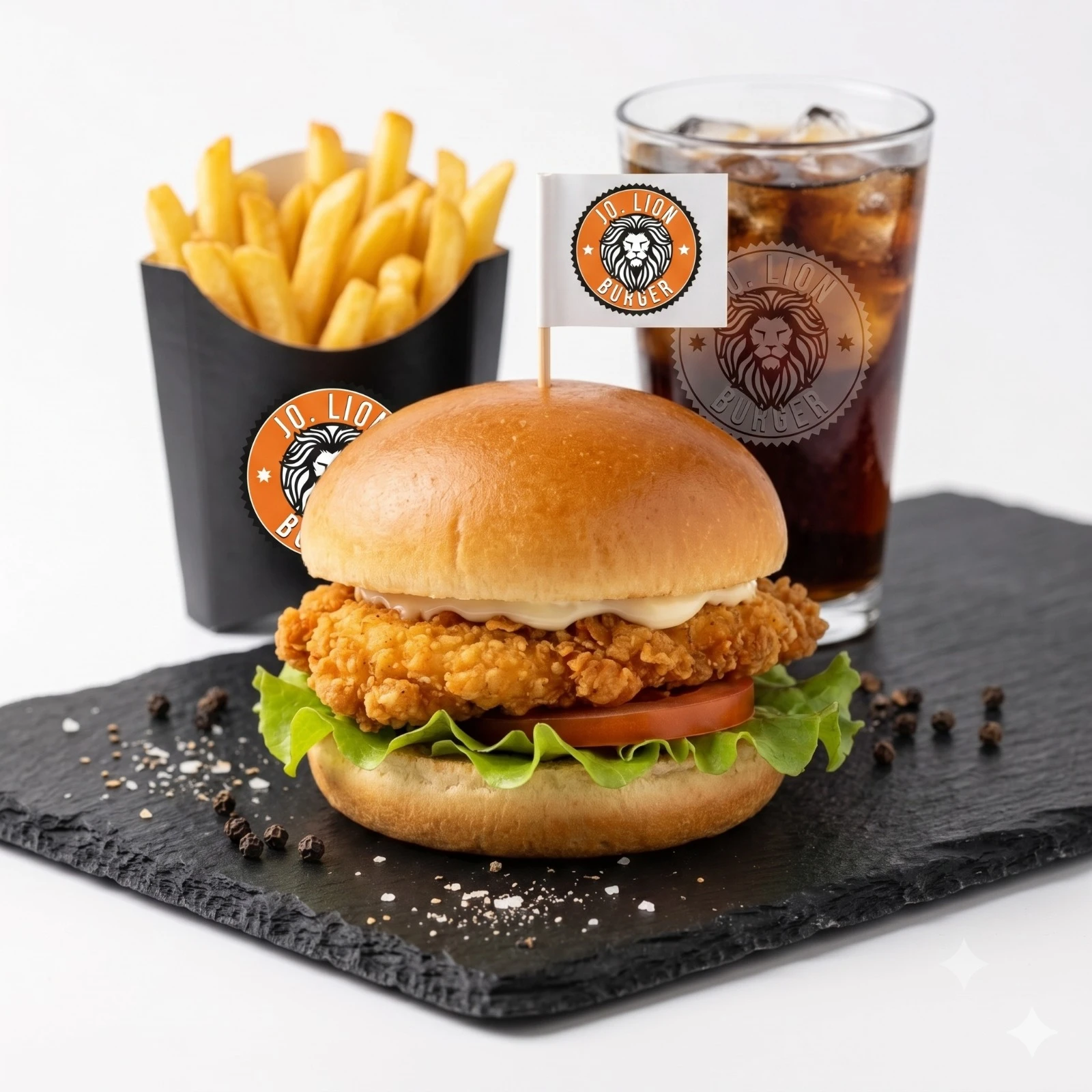 Chicken Burger Meal (Kids)