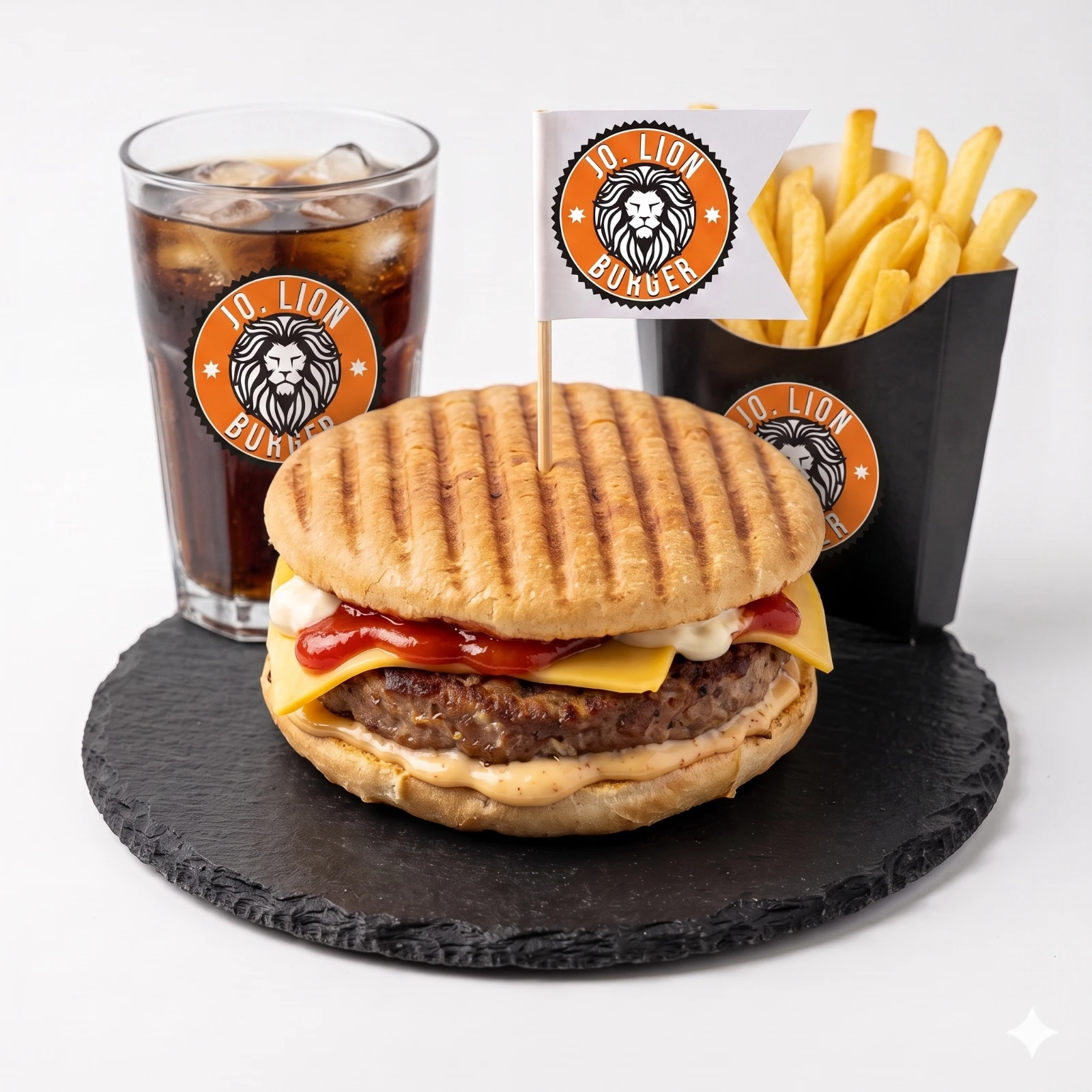 Flat Burger Meal